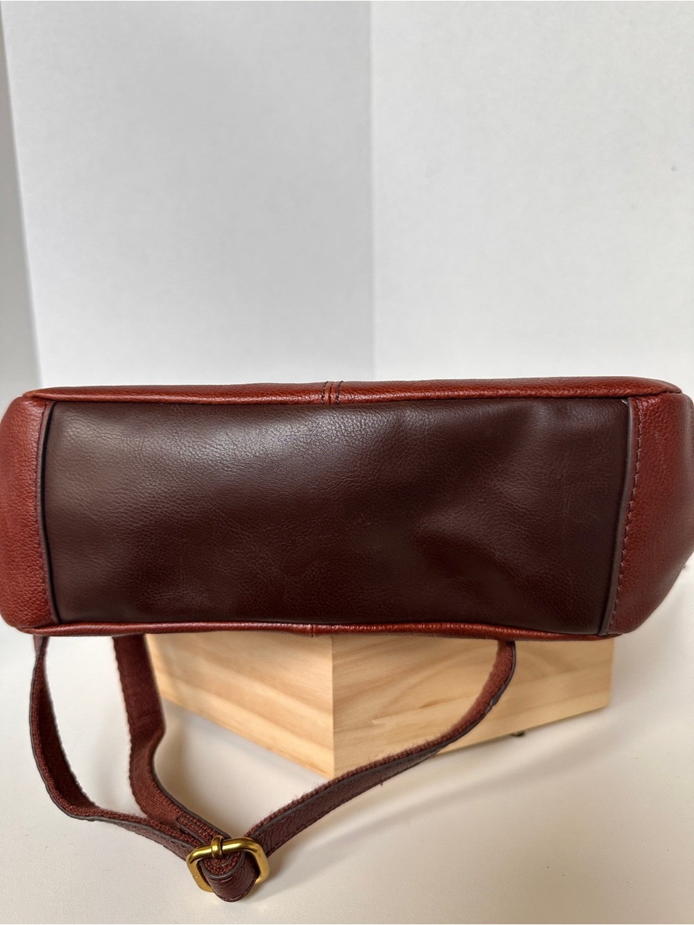 Fossil Claire Leather Backpack in Brandy Brown - NWOT - Picture 7 of 9